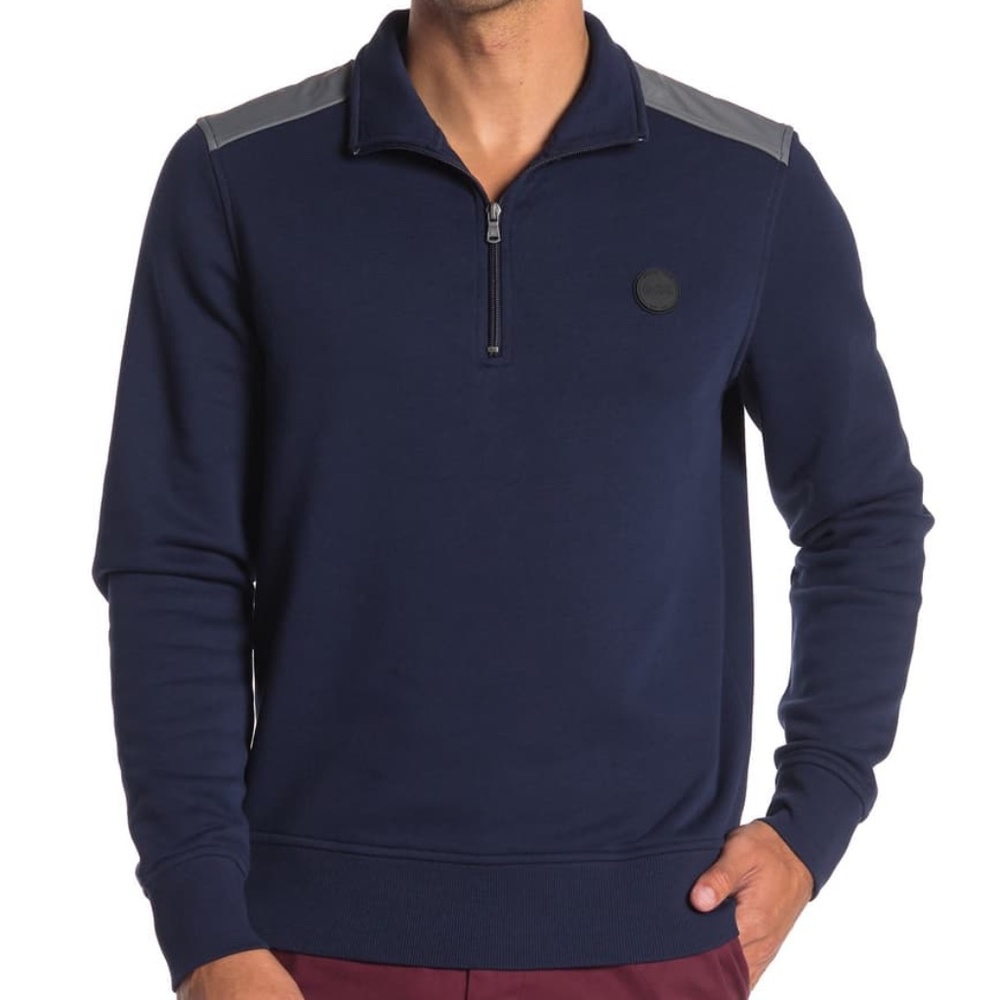 Michael Kors 1/4 Zip Pullover Shirt Mens Size M